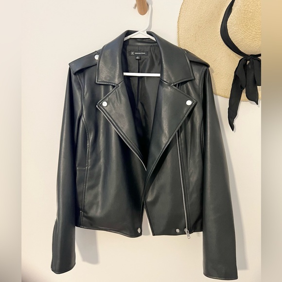 Faux Leather Biker Jacket - Picture 2 of 7